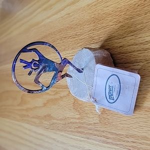 Lazart Robert Shields Kokopelli Metal Hoop Dancer Art Sculpture